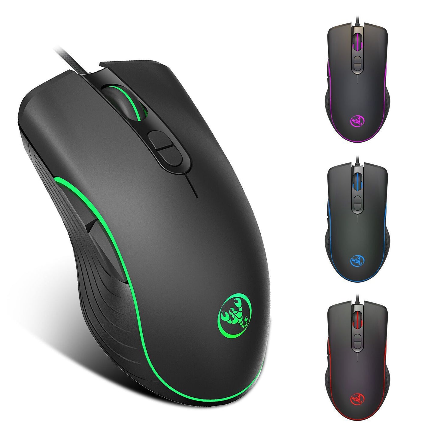 Glowing Gaming Mouse Gaming Wired Mouse null