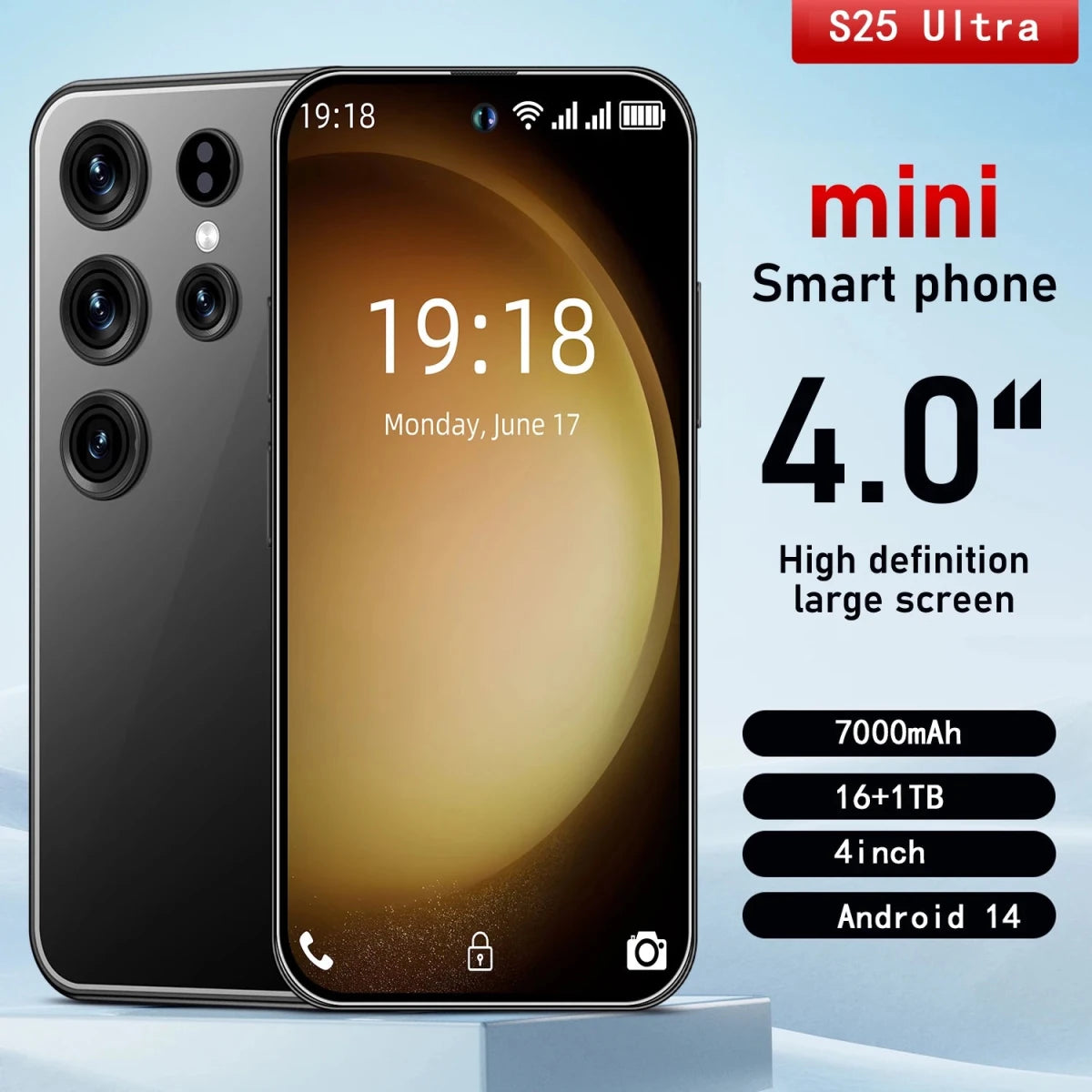 16+1TB S25 Ultra 4 Inch 5G Smartphone Unlocked Dual SIM Android 14 Gaming Global Version Mini Touch Screen S25 ULTRA Smart Phone Black 16+1TB S25 Ultra 4 Inch 5G Smartphone Unlocked Dual SIM Android 14 Gaming Global Version Mini Touch Screen S25 ULTRA Smart Phone - shop_name