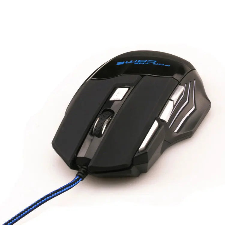 7-button Colorful Glowing USB Gaming Mouse null