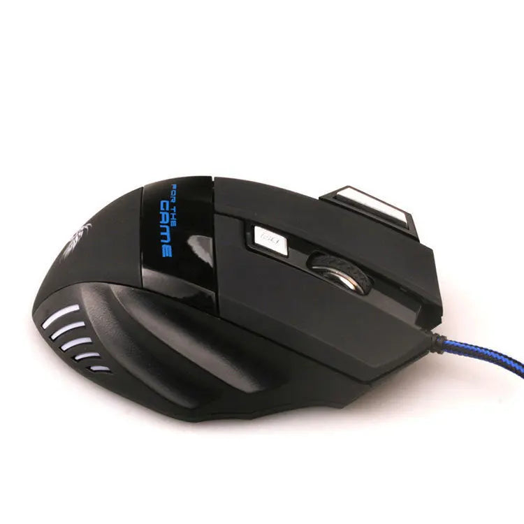 7-button Colorful Glowing USB Gaming Mouse null