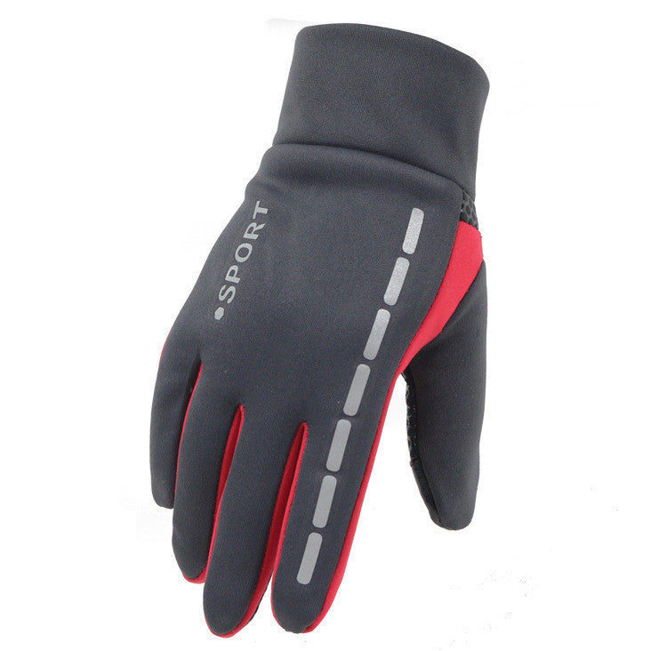 Outdoor Driving Men's Sports Fitness Autumn And Winter Cycling Gloves null