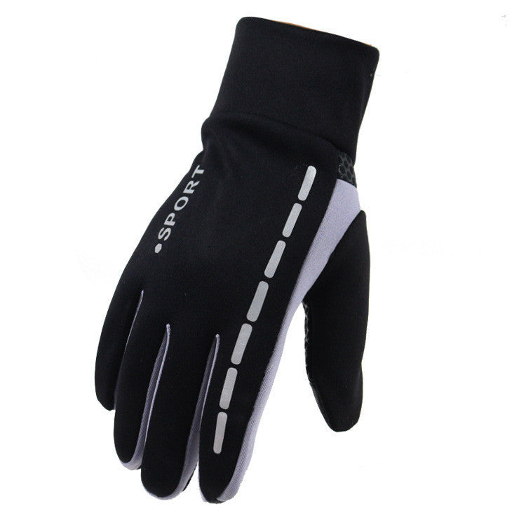 Outdoor Driving Men's Sports Fitness Autumn And Winter Cycling Gloves null