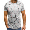 Fashion Sports And Fitness Camouflage Short-sleeved T-shirt null