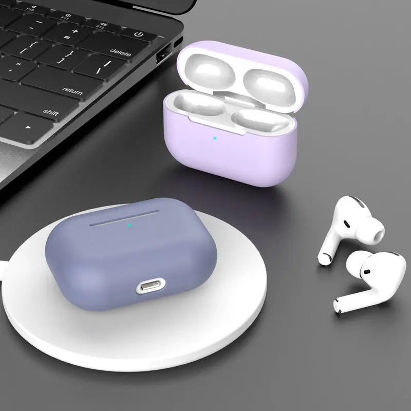 Compatible With Apple, AirPods Pro Silicone Protector null