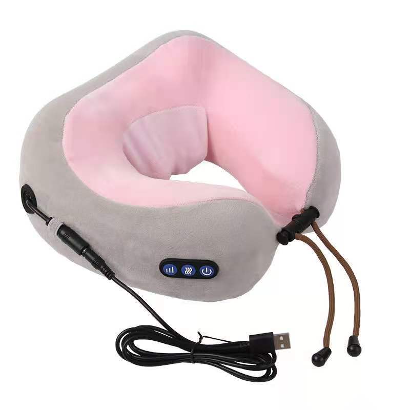 U Shaped Massage Pillow Neck Massage Device Electric Neck Massager Apparatus Shoulder Back Cervical Massager For Body Relaxation null