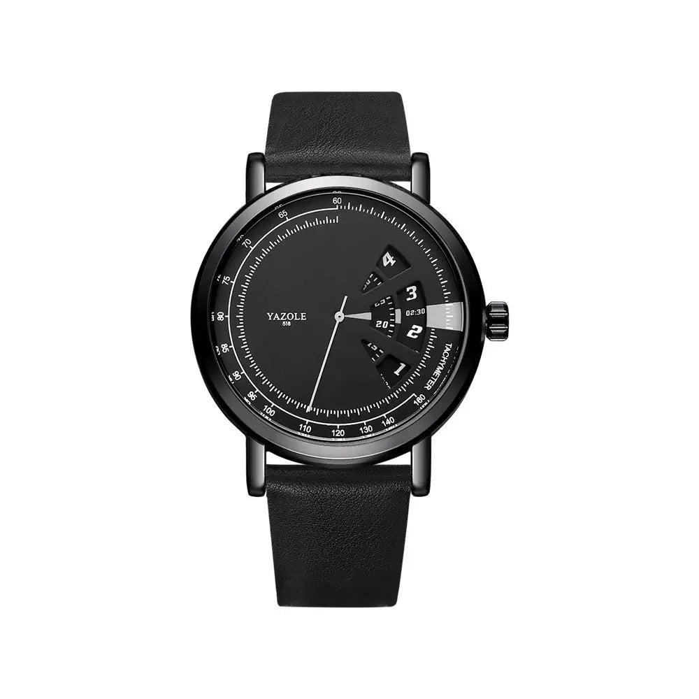 Watch Men's Turntable Waterproof Men's Watch Quartz Watch Men's Watch null