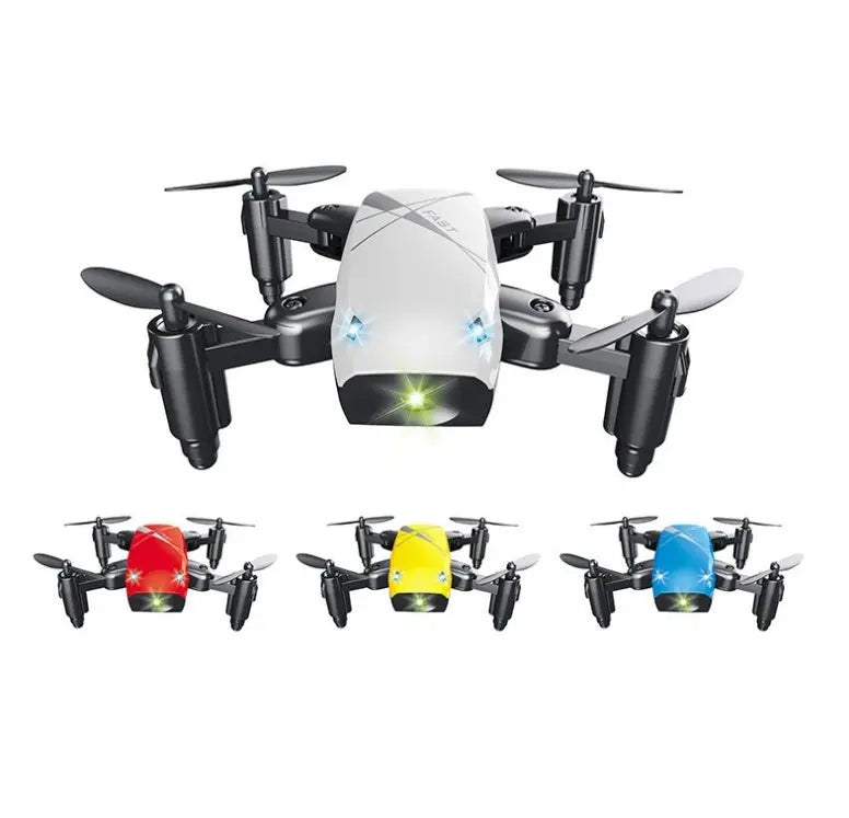 Micro Foldable RC Drone 3D Bearing Steering Wheel Remote Control Quadcopter Toys With Camera WiFi APP Control Helicopter Dron Kids Gift null