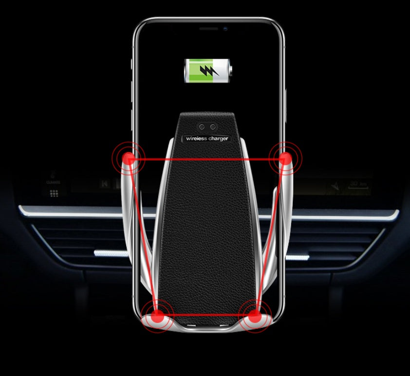 Car Wireless Charger 10W Induction Car Fast Wireless Charging With Car Phone Holder S5 null