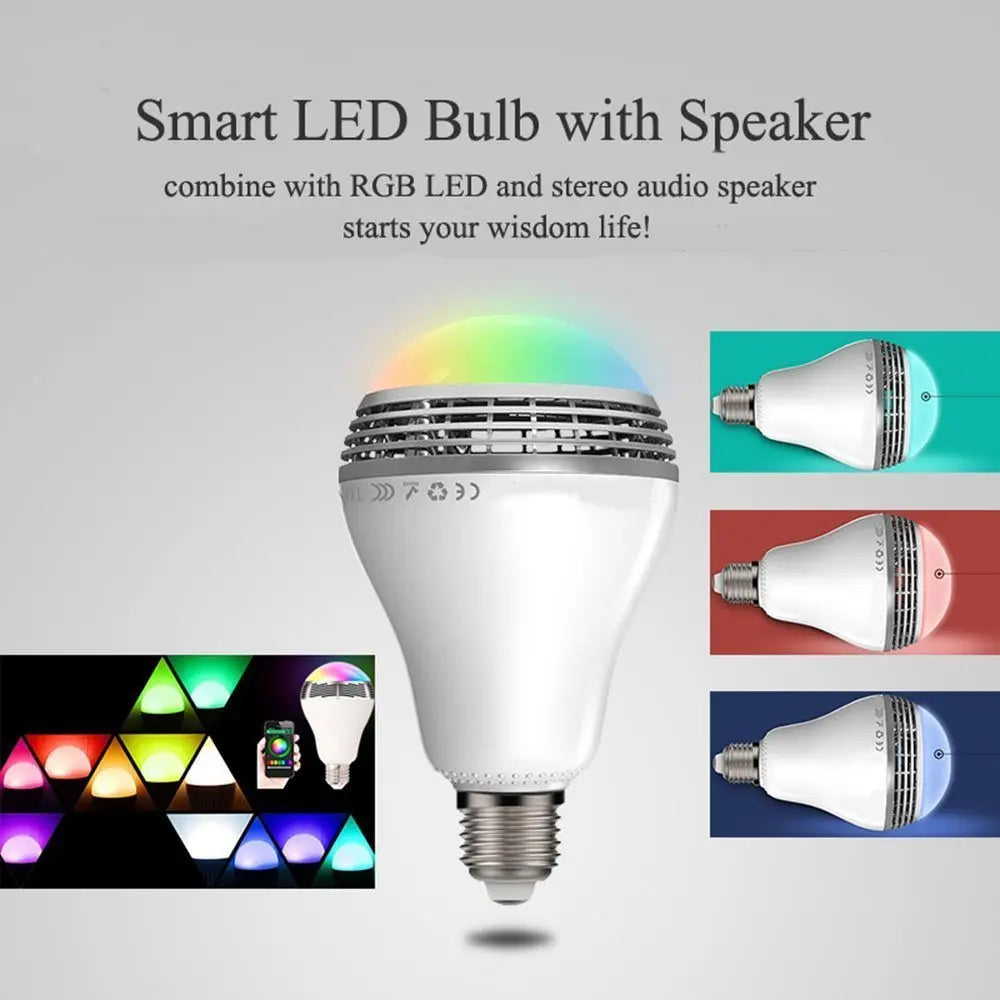 Creative Home LED Smart Bluetooth Speaker E27 Bulb Light null