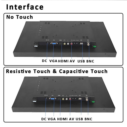 17 Inch Open Frame Monitor 1000 Nits High Brightness Touch Screen Industrial Display For Outdoor Use With HDMI BNC VGA AV USB resisitve touch 17 Inch Open Frame Monitor 1000 Nits High Brightness Touch Screen Industrial Display For Outdoor Use With HDMI BNC VGA AV USB - shop_name