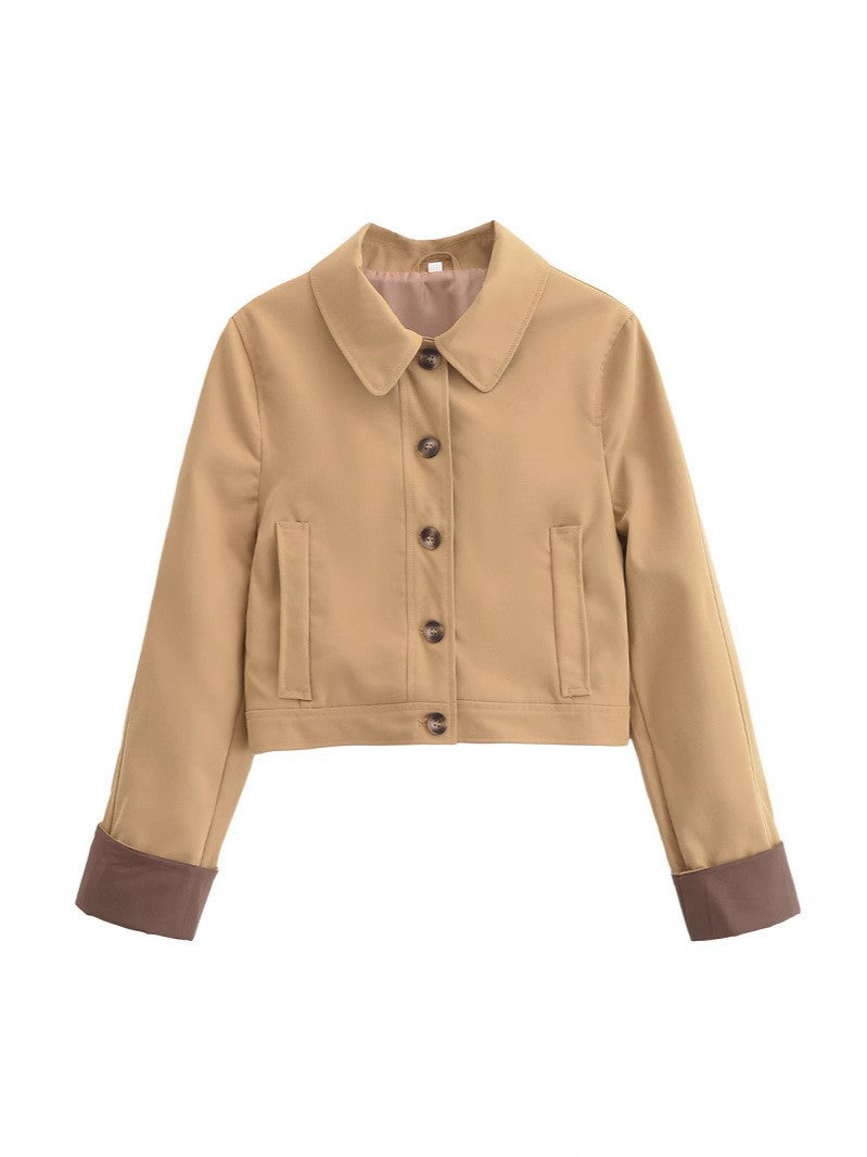 Stylish New Short French-style Coat With A Chic Sophisticated Vibe