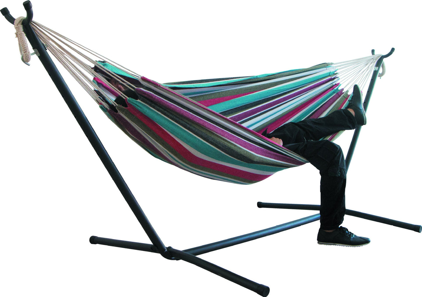 Canvas camping hammock null