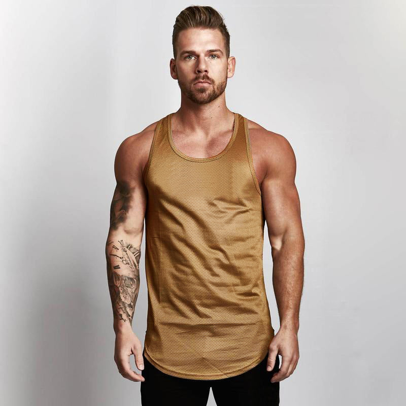 gym clothes tank top sportswear vest men null