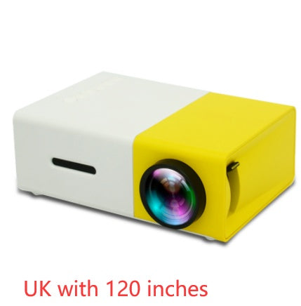 Portable Projector 3D Hd Led Home Theater Cinema HDMI-compatible Usb Audio Projector Yg300 Mini Projector null