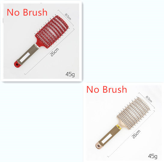 Hairbrush Anti Klit Brushy Haarborstel Women Detangler Hair Brush Bristle Nylon Scalp Massage  Teaser Hair Brush Comb null