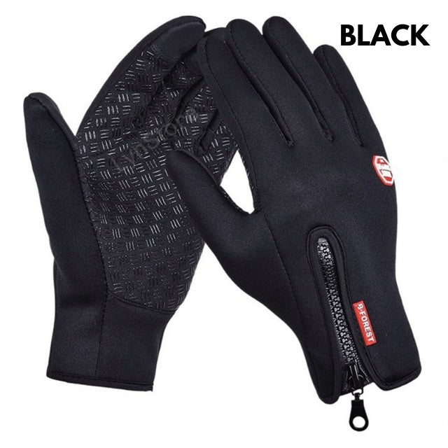 Winter Gloves Touch Screen Riding Motorcycle Sliding Waterproof Sports Gloves With Fleece null