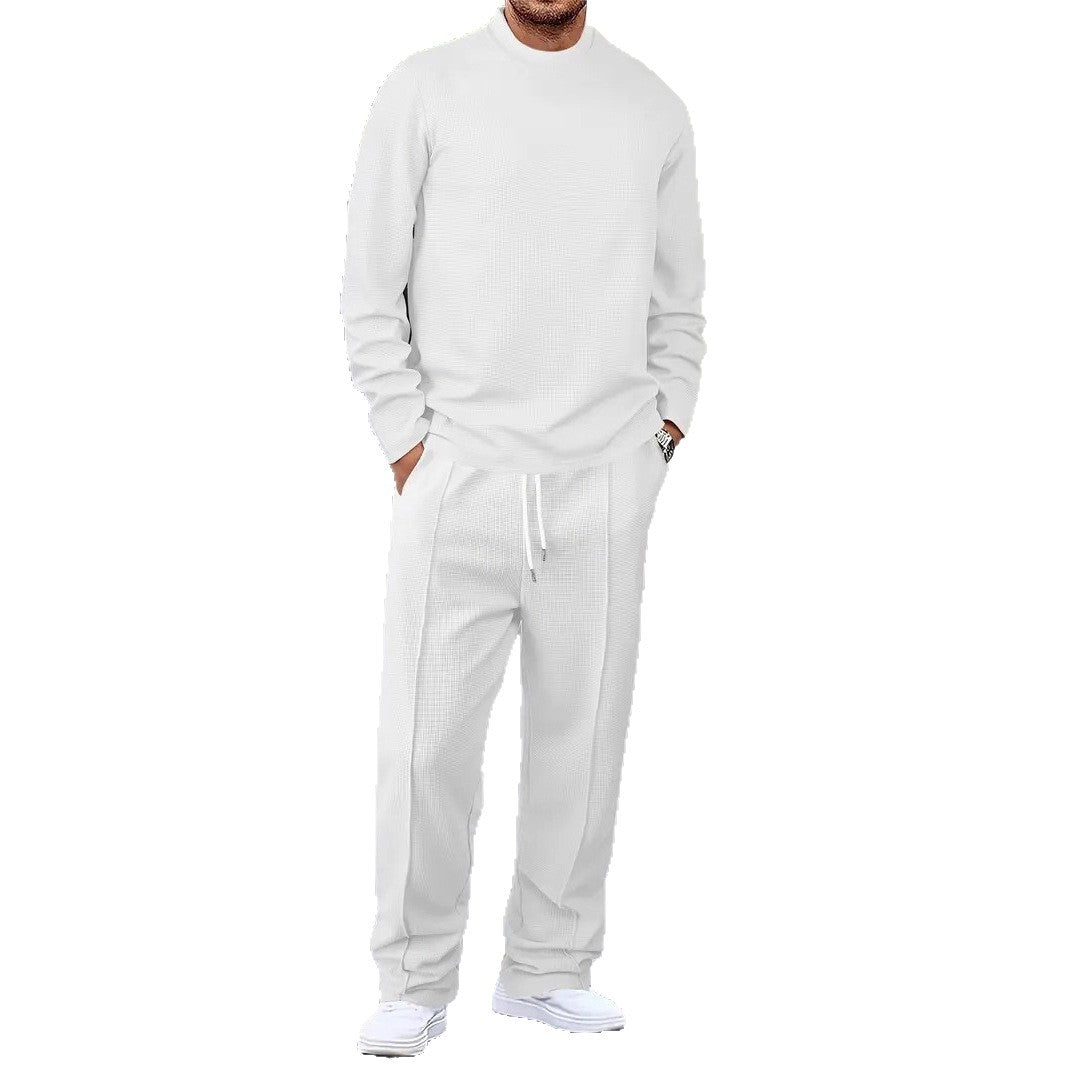 Mens Basic Minimalist Solid-Color Suit