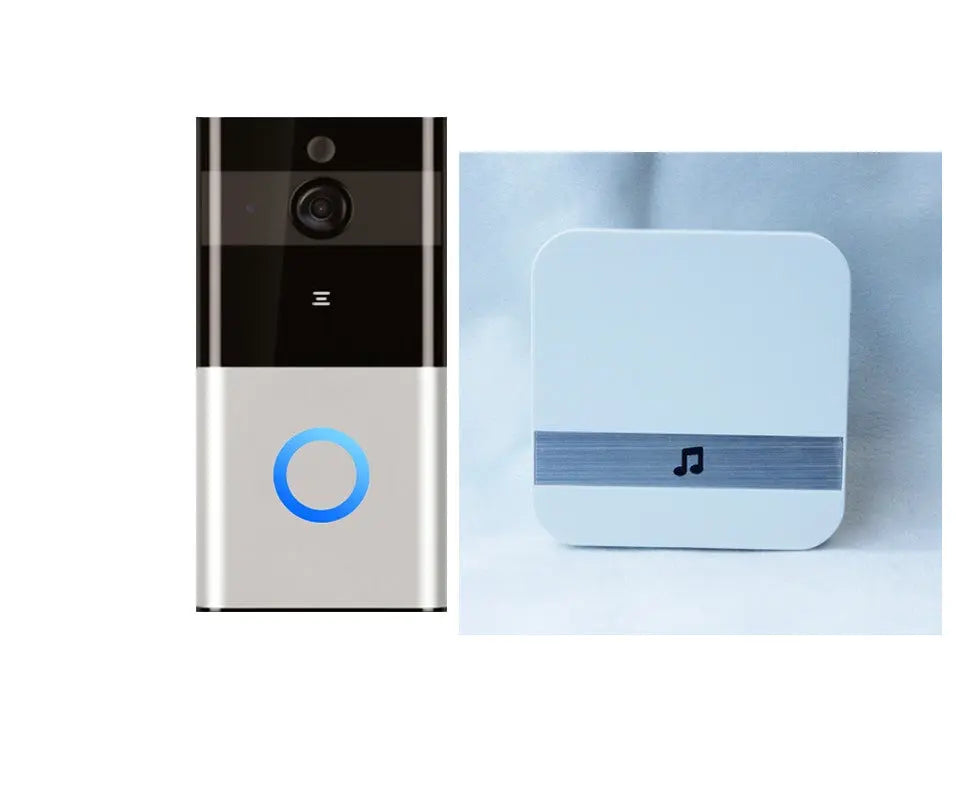 Marlboze 720P WIFI Visual Doorbell Wireless Intercom Doorbell PIR Motion Detection Night View SD card Video Smart Doorbell Ring null