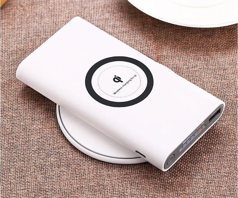 Three in one wireless charging treasure Universal mobile power large capacity charging treasure null