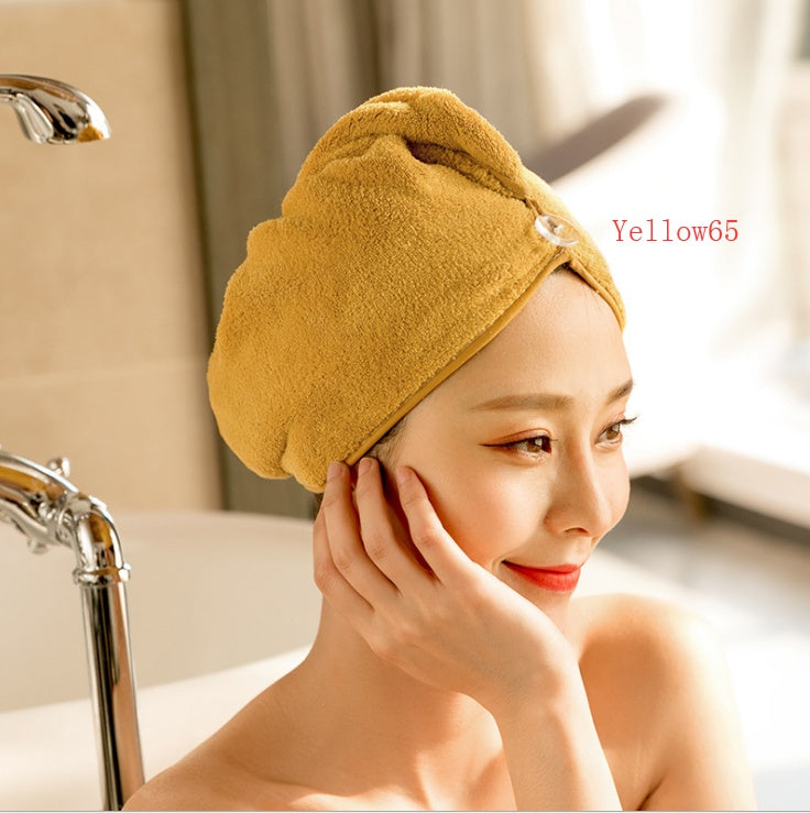 Women's Hair Dryer Cap, Absorbent Dry Hair Towel null