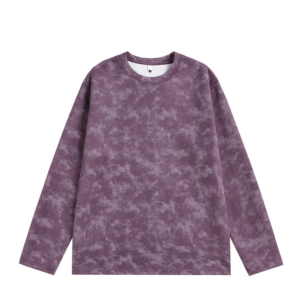 Tie-dye T-shirt For Men Loose Casual Pullover Top