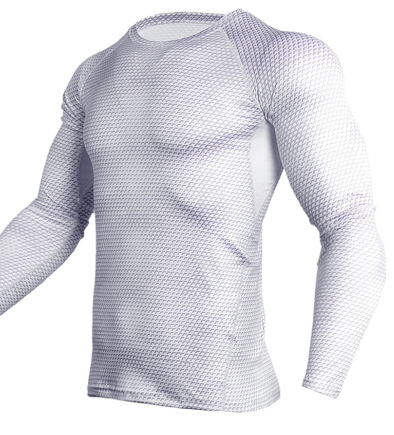 Men Gym Running Shirt Quick Dry Breathable Fitness Sport Shirt null