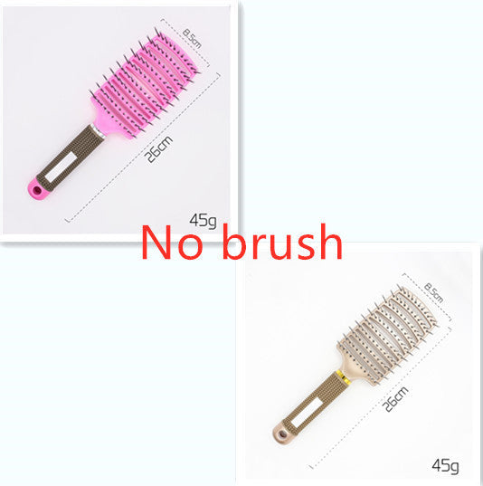 Hairbrush Anti Klit Brushy Haarborstel Women Detangler Hair Brush Bristle Nylon Scalp Massage  Teaser Hair Brush Comb null