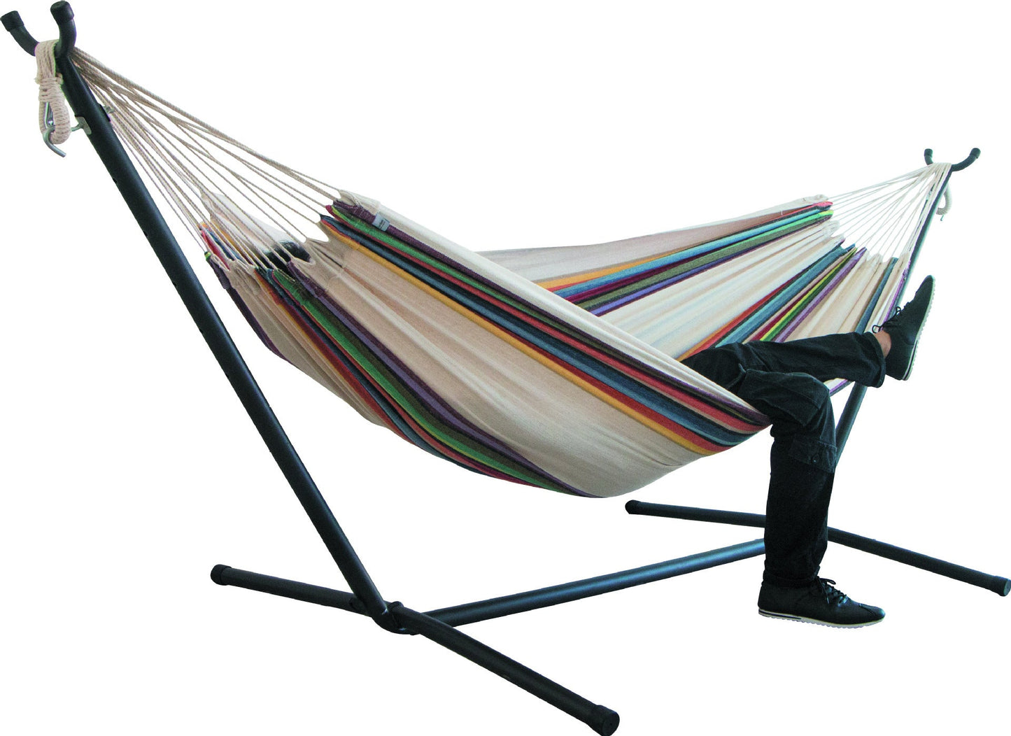 Canvas camping hammock null