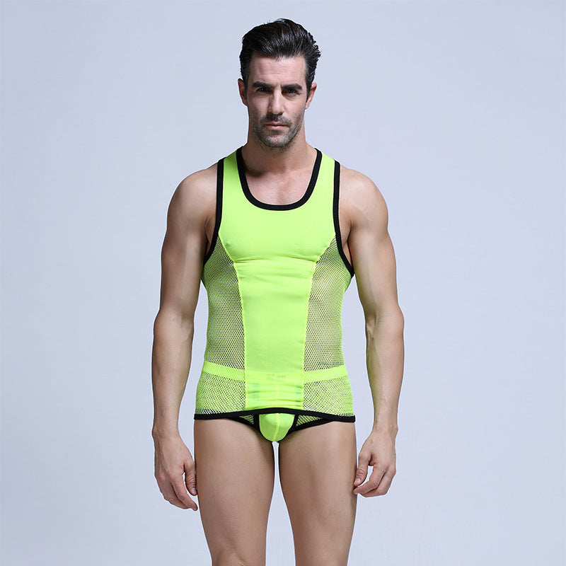 Men's Summer Solid Color Sleeveless Sports Vest Fitness And Leisure null