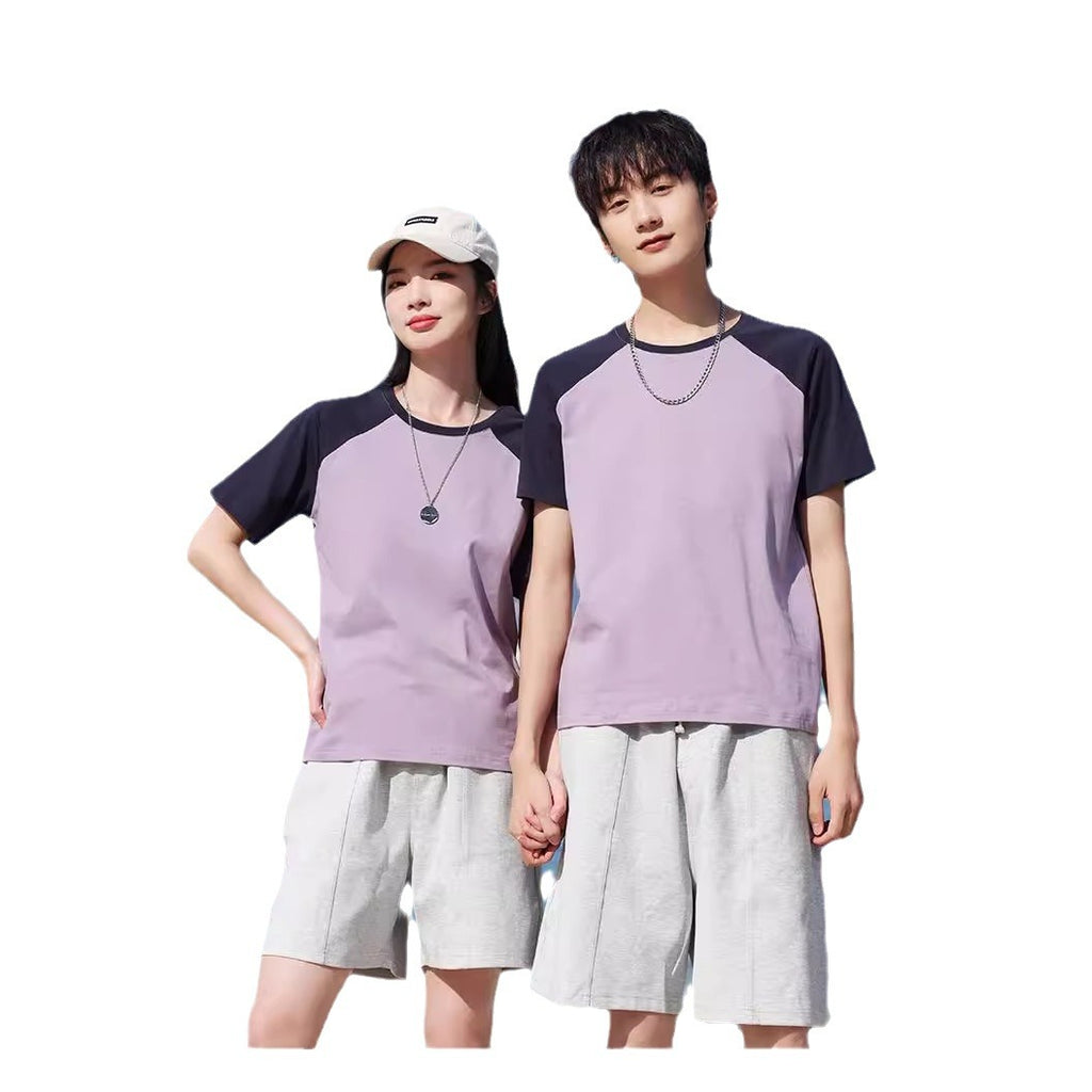 Round Neck T-shirt Work Clothes Printing