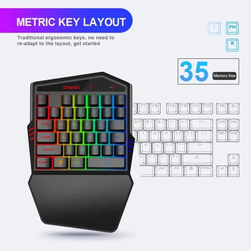 Gaming Keyboard Throne One Mouse Set null