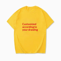 Team Uniform Summer Loose Men's And Women's Round Neck Printed Logo Short Sleeved T-shirt