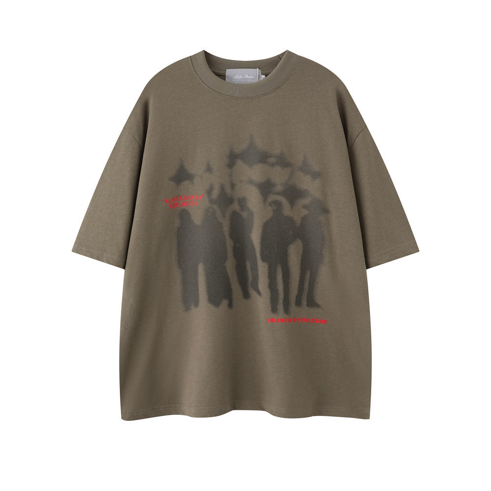 Men's Printed Short-sleeved T-shirt