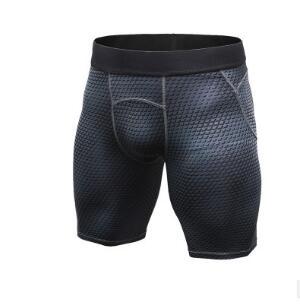 Men's Compression Muscle Gym Shorts null