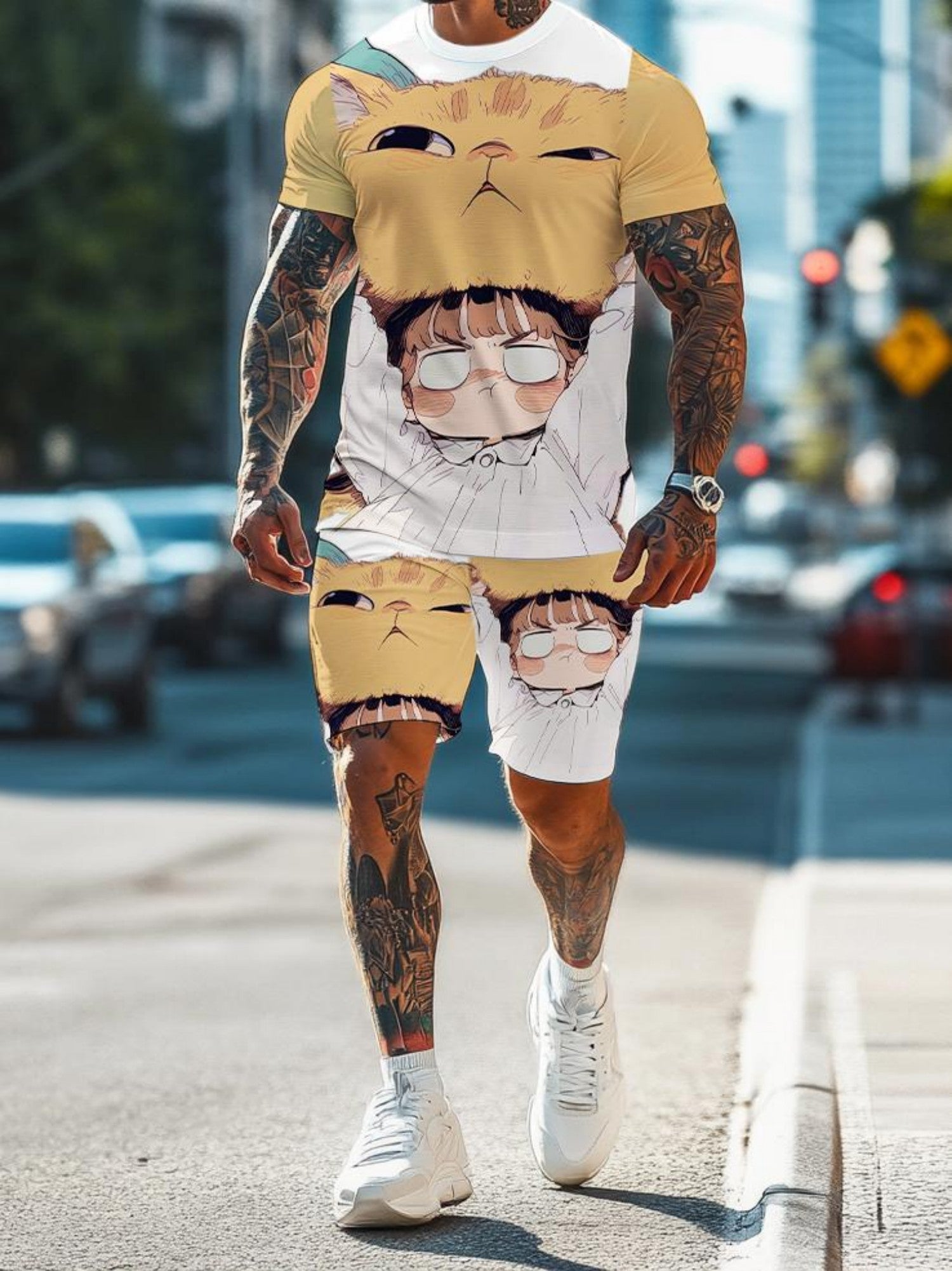 Japanese Site Men's Casual Sports Suit