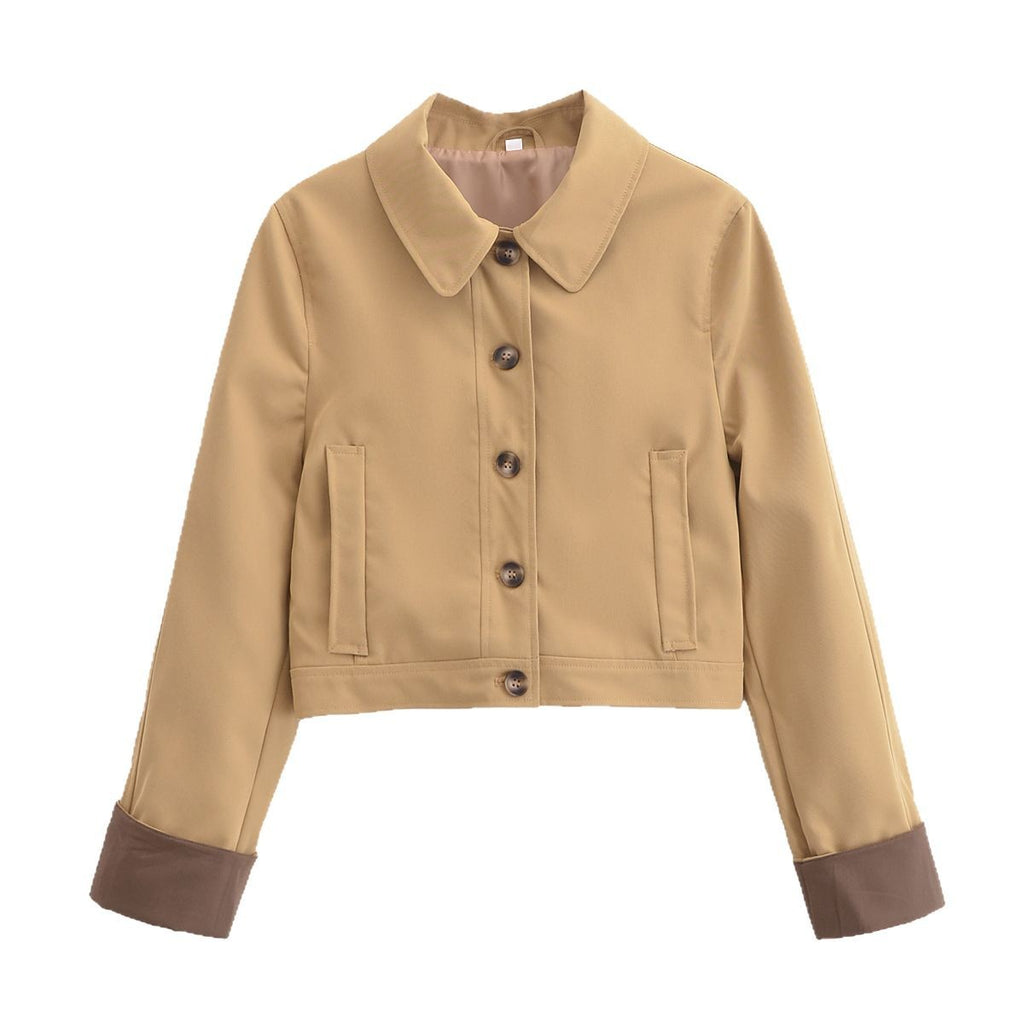 Stylish New Short French-style Coat With A Chic Sophisticated Vibe