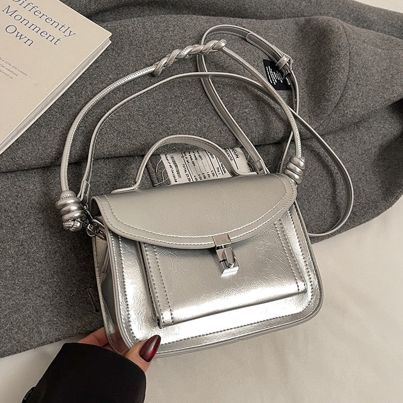 Casual Small Square Shoulder Bag Retro Portable Messenger Handbags For Women null