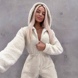 Women's Comfort Fleece Solid Color Full-Body Sweater