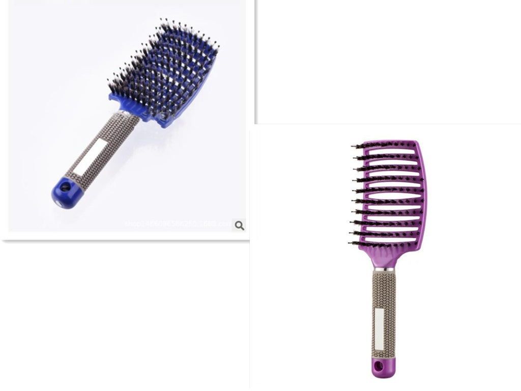 Hairbrush Anti Klit Brushy Haarborstel Women Detangler Hair Brush Bristle Nylon Scalp Massage  Teaser Hair Brush Comb null