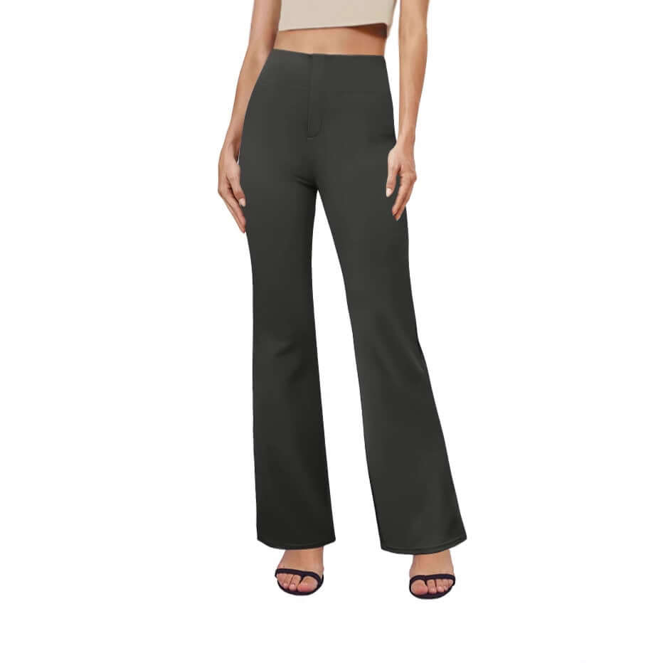 High-waisted Butt-lifting Wide-leg Sweatpants