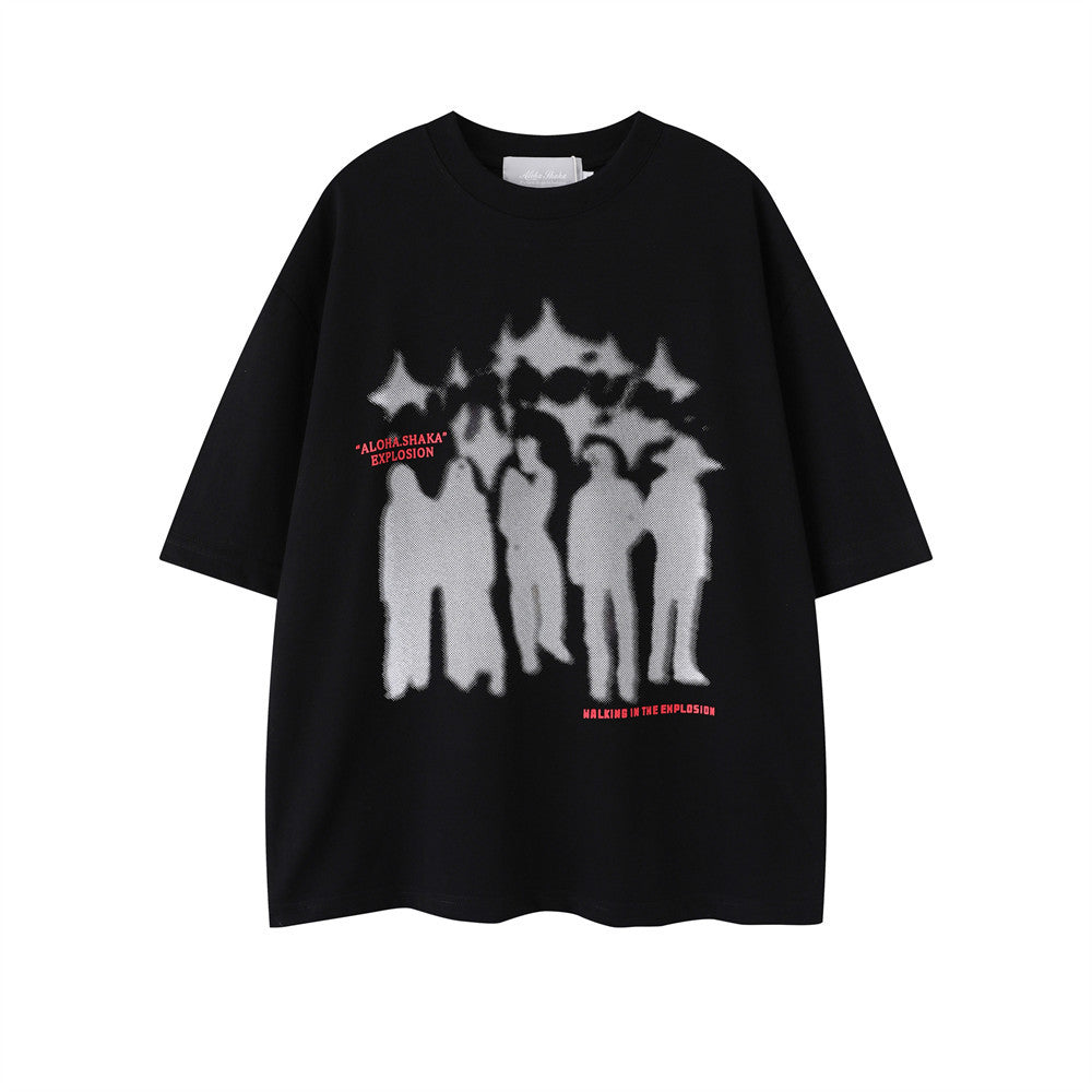 Men's Printed Short-sleeved T-shirt