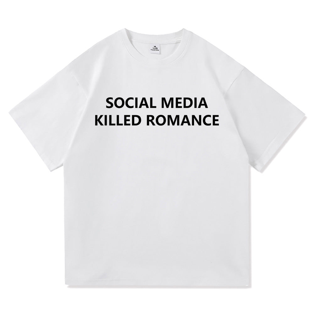 Fashionable Men's And Women's Short Sleeves