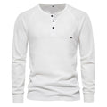 Mens Stylish Casual Long-sleeve Henley Base Layer