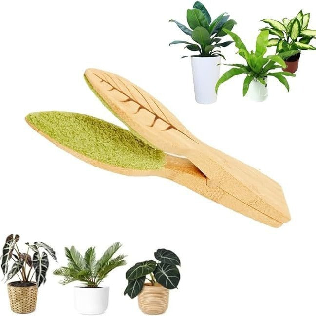 Creative Potted Portable Handheld Leaves Cleaning Brush null