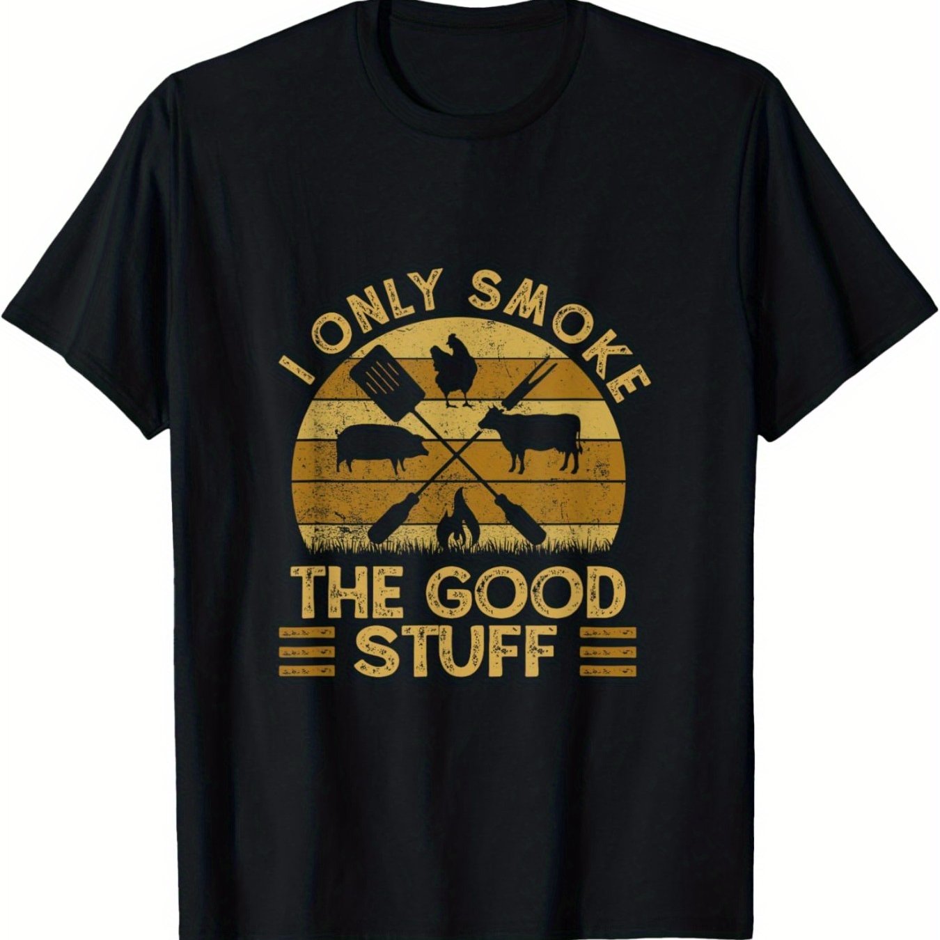 Men's 3D Digital Printing Casual Round Neck Short Sleeves T-shirt