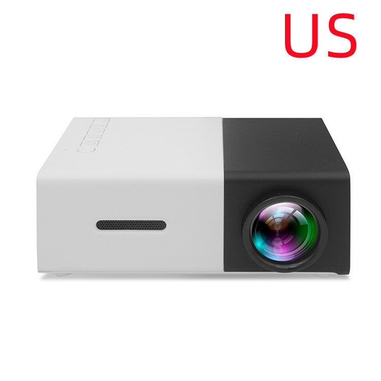 Portable Projector 3D Hd Led Home Theater Cinema HDMI-compatible Usb Audio Projector Yg300 Mini Projector null