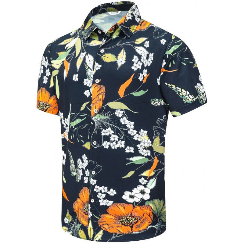 New SpringSummer Short Shirt Mens Top
