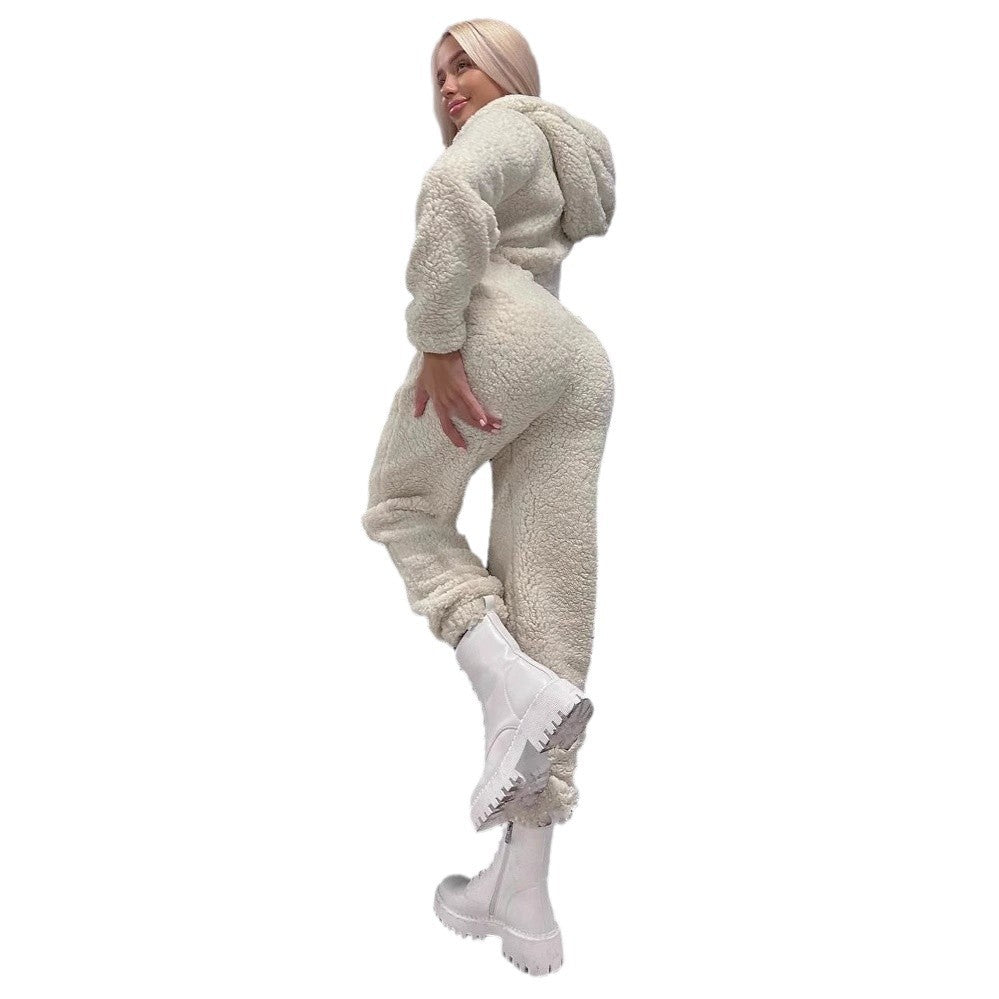 Women's Comfort Fleece Solid Color Full-Body Sweater