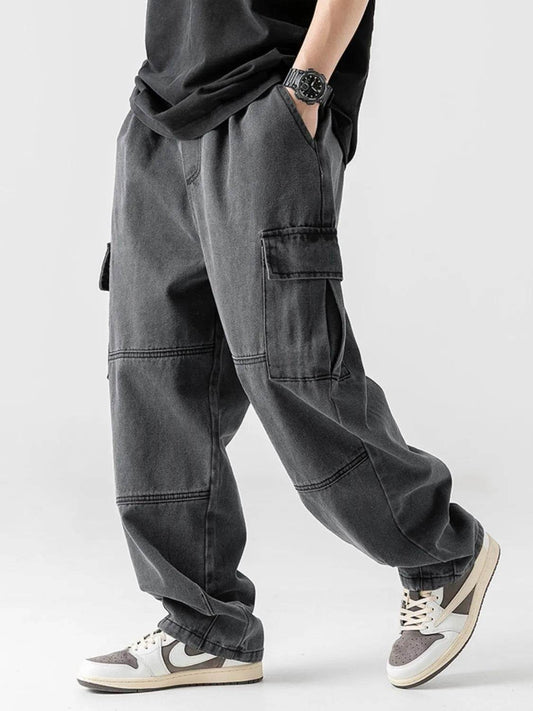 Men's Plus Size Baggy Jeans with Pockets - Update Avenue 