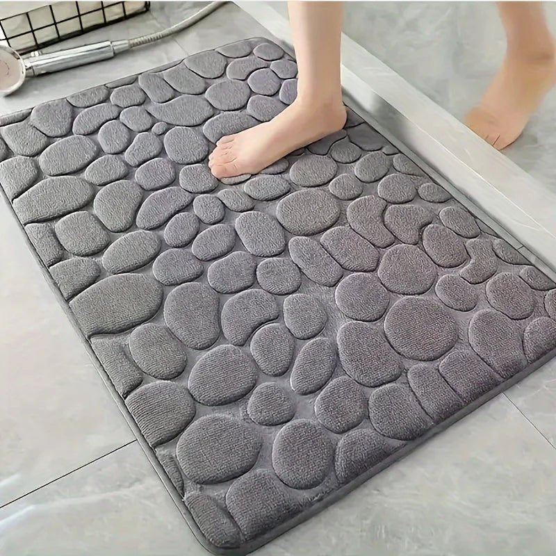 1pc Coralline Velvet Bathroom Anti - slip Mat,with Lining on the Bottom for Anti - slip and Water Absorption,for Bathroom Door Red 1pc Coralline Velvet Bathroom Anti - slip Mat,with Lining on the Bottom for Anti - slip and Water Absorption,for Bathroom Door - shop_name